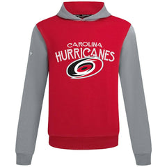 NHL Carolina Hurricanes Levelwear Ultimate Mission Pullover Hoodie - Red/Gray