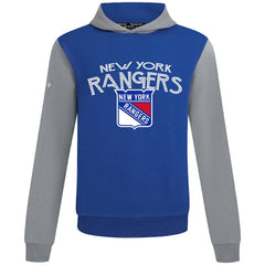 NHL New York Rangers Levelwear Ultimate Mission Pullover Hoodie - Royal/Gray