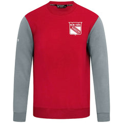 NHL New York Rangers Levelwear Ultimate Response Sweatshirt - Red/Gray