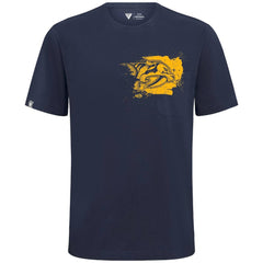 NHL Nashville Predators Levelwear Focal Blasted T-Shirt - Navy
