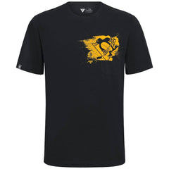 NHL Pittsburgh Penguins Levelwear Focal Blasted T-Shirt - Black