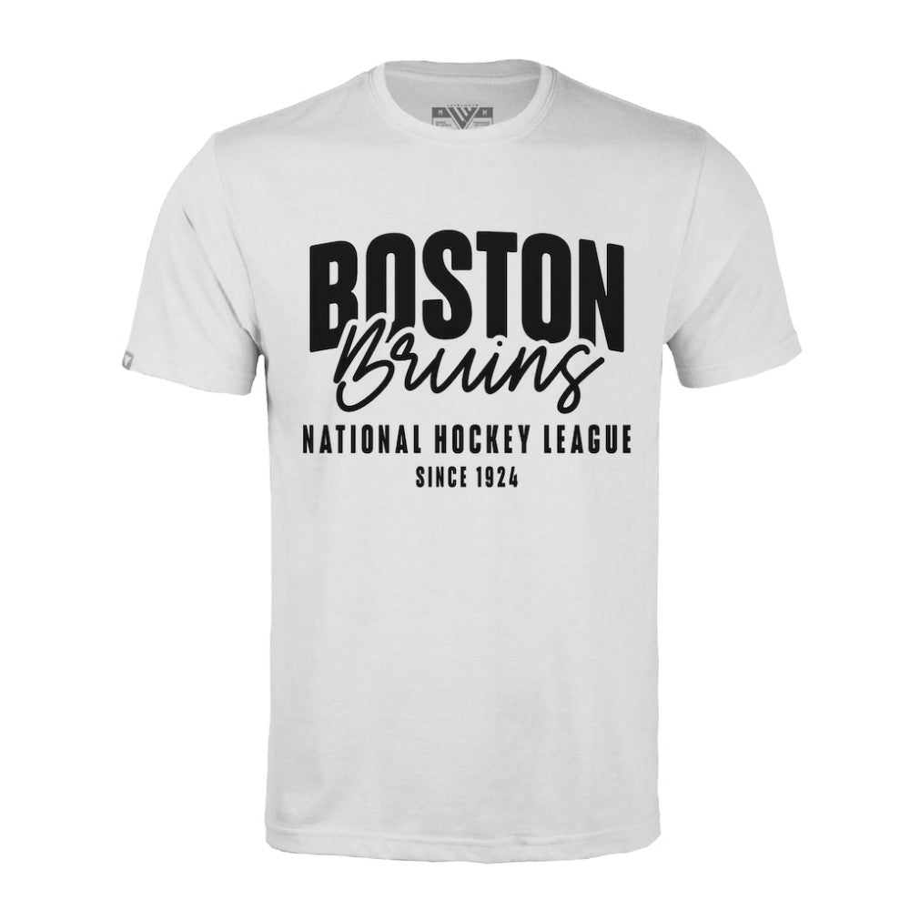 NHL Boston Bruins Levelwear Richmond Response T-Shirt - White