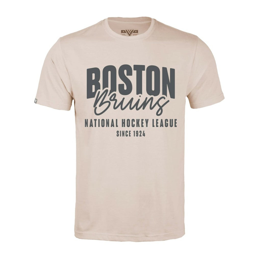 NHL Boston Bruins Levelwear Richmond Response T-Shirt - Khaki
