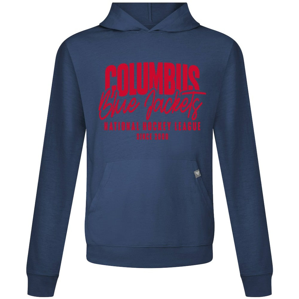 NHL Columbus Blue Jackets Levelwear Relay Response Pullover Hoodie - Navy