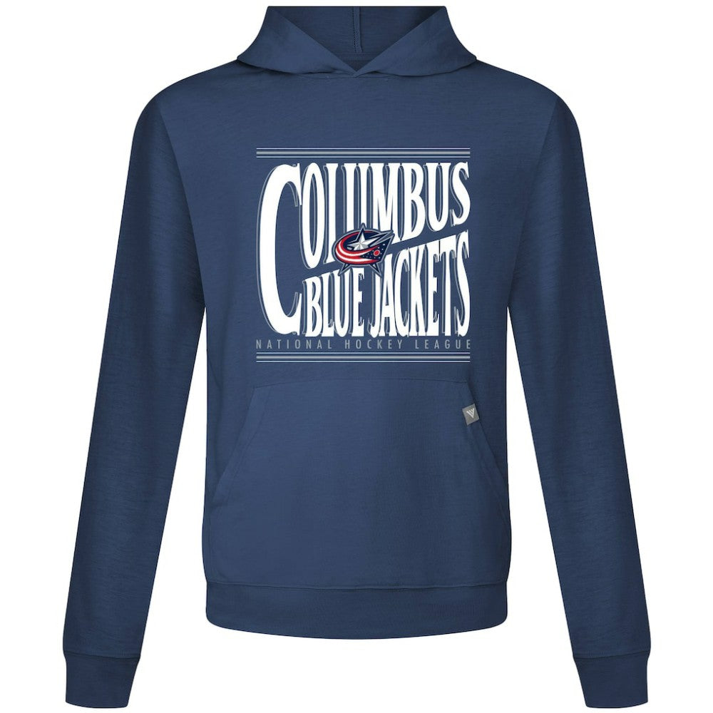 NHL Columbus Blue Jackets Levelwear Relay Powerhouse Pullover Hoodie - Navy
