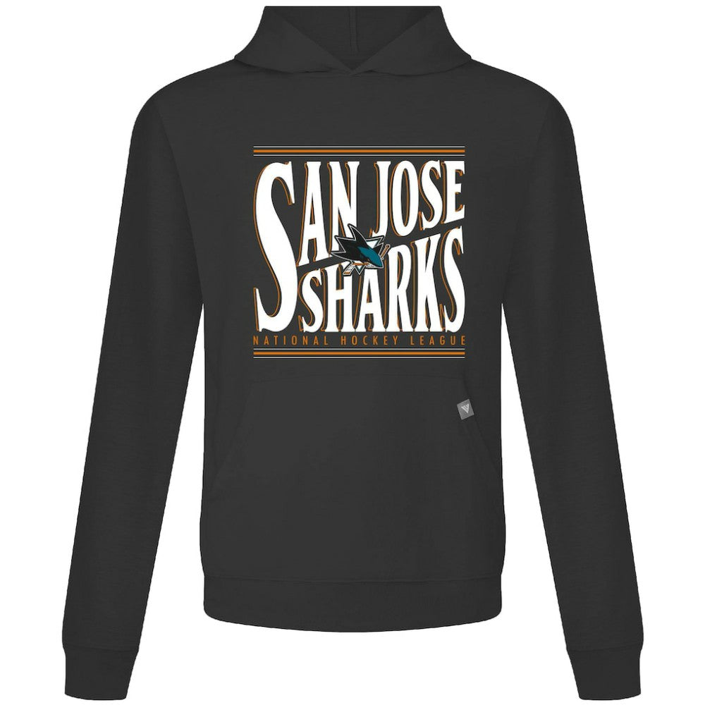 NHL San Jose Sharks Levelwear Relay Powerhouse Pullover Hoodie - Black