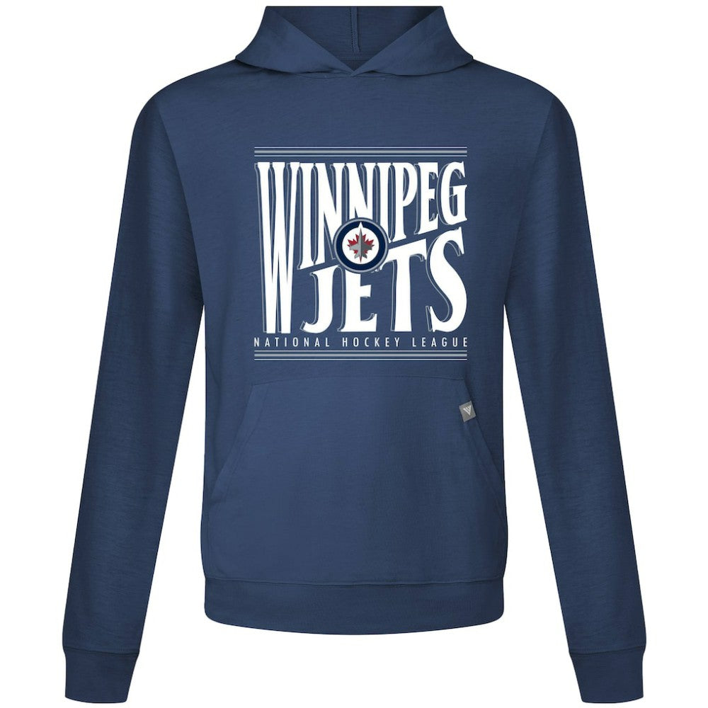 NHL Winnipeg Jets Levelwear Relay Powerhouse Pullover Hoodie - Navy