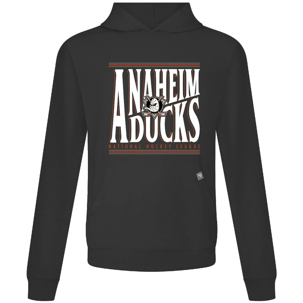NHL Anaheim Ducks Levelwear Relay Powerhouse Pullover Hoodie - Black