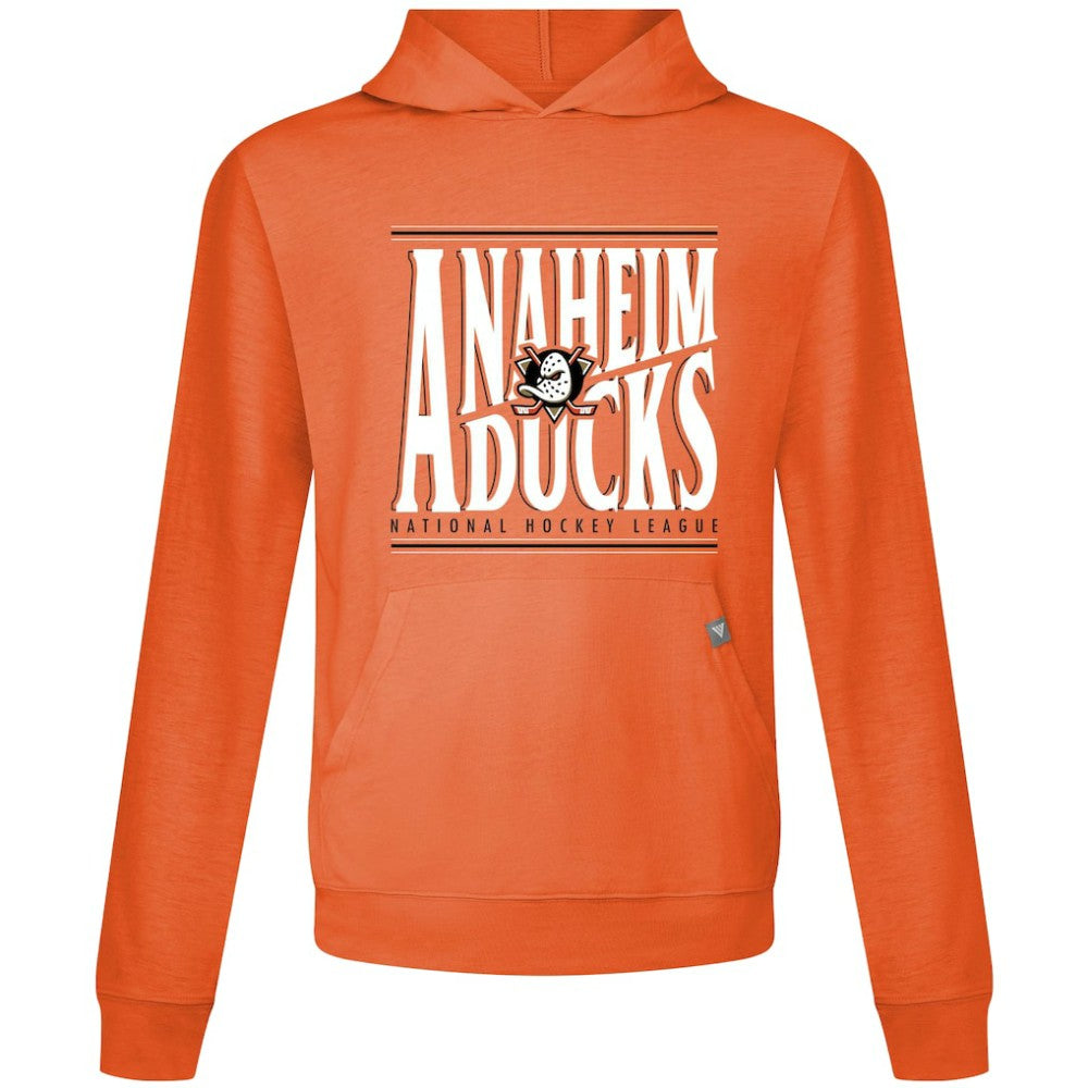 NHL Anaheim Ducks Levelwear Relay Powerhouse Pullover Hoodie - Orange