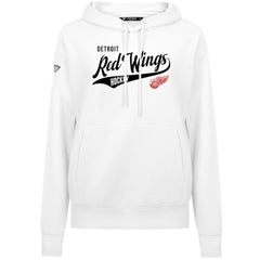 NHL Detroit Red Wings Levelwear Women's Adorn Glide Pullover Hoodie - White