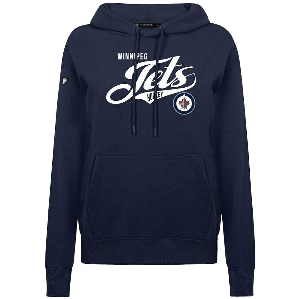 NHL Winnipeg Jets Levelwear Women's Adorn Glide Pullover Hoodie - Navy