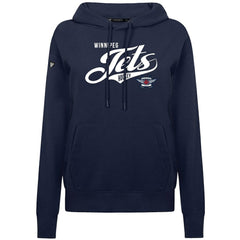 NHL Winnipeg Jets Levelwear Women's Adorn Glide Pullover Hoodie - Navy