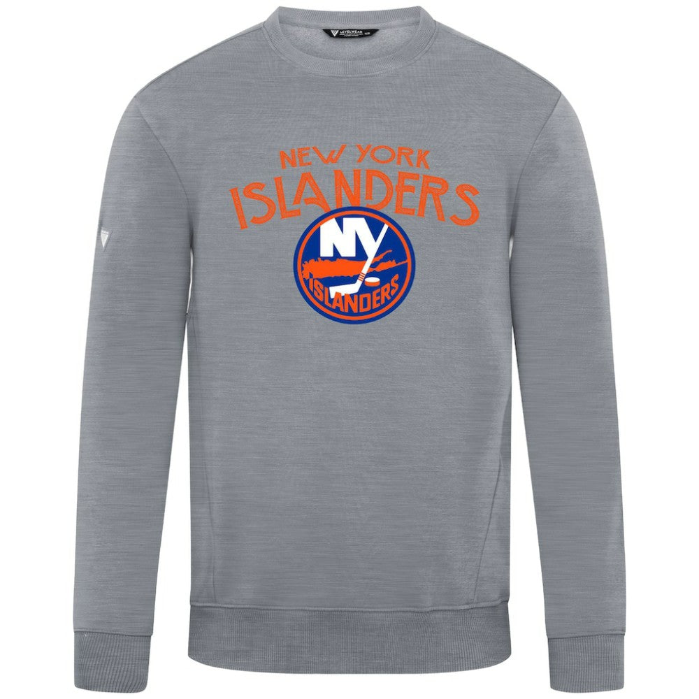 NHL New York Islanders Levelwear Zane Mission Sweatshirt - Gray