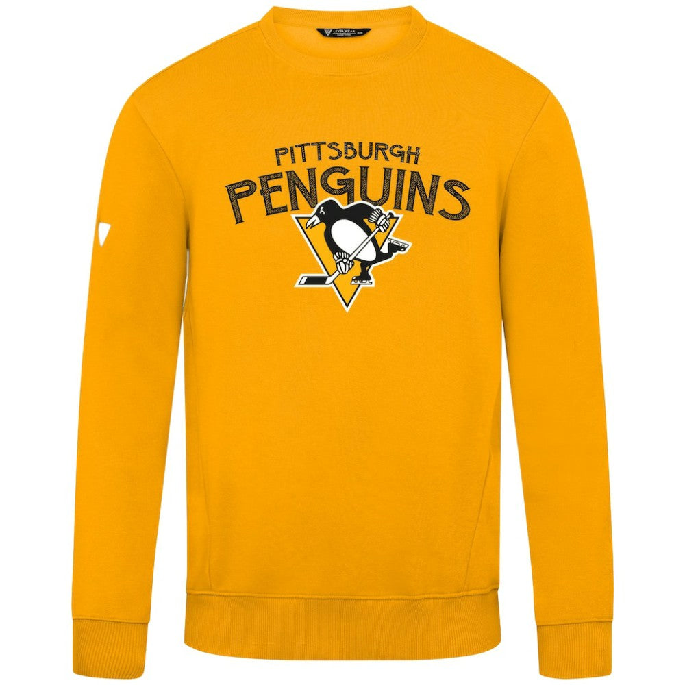 NHL Pittsburgh Penguins Levelwear Zane Mission Sweatshirt - Gold