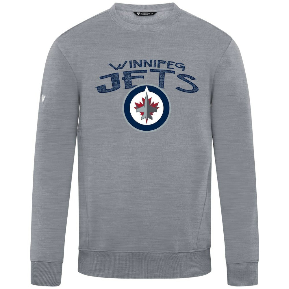 NHL Winnipeg Jets Levelwear Zane Mission Sweatshirt - Gray