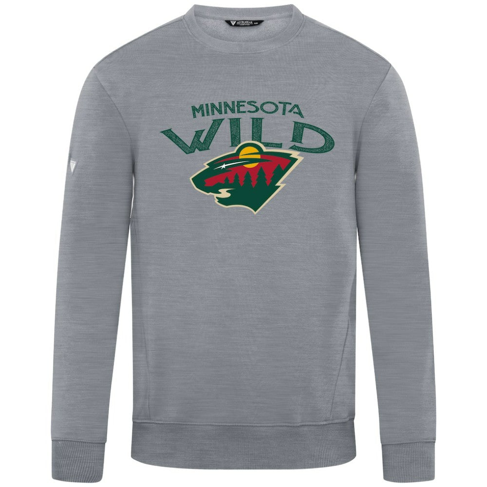 NHL Minnesota Wild Levelwear Zane Mission Sweatshirt - Gray