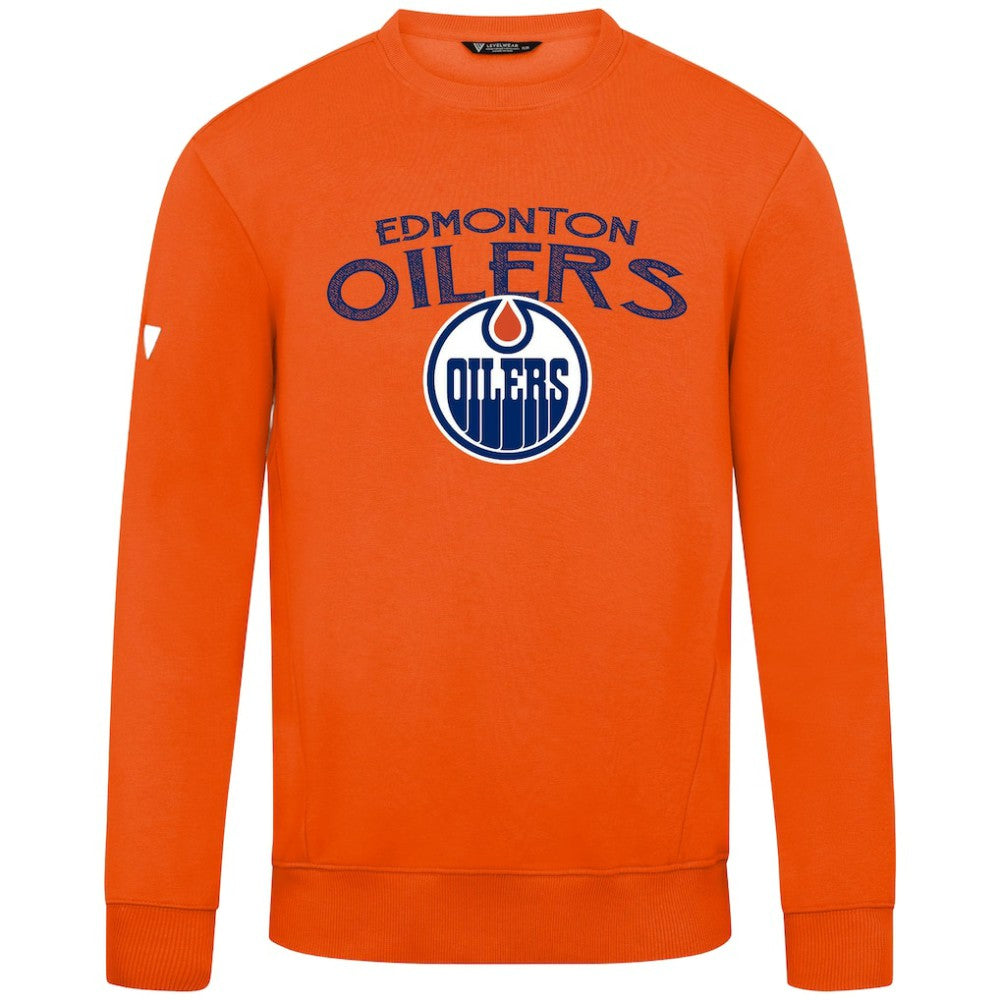 NHL Edmonton Oilers Levelwear Zane Mission Sweatshirt - Orange