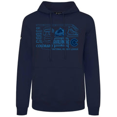 NHL Colorado Avalanche Levelwear Podium Campaign Pullover Hoodie - Navy