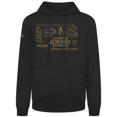 NHL Vegas Golden Knights Levelwear Podium Campaign Pullover Hoodie - Black