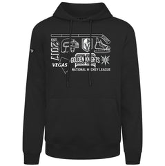 NHL Vegas Golden Knights Levelwear Podium Campaign Pullover Hoodie - Black
