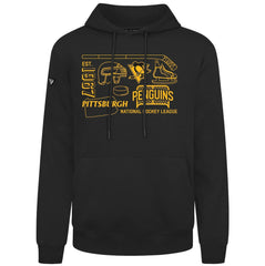 NHL Pittsburgh Penguins Levelwear Podium Campaign Pullover Hoodie - Black