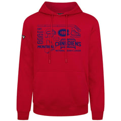 NHL Montreal Canadiens Levelwear Podium Campaign Pullover Hoodie - Red