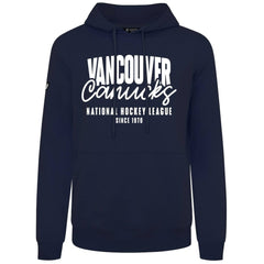 NHL Vancouver Canucks Levelwear Podium Response Pullover Hoodie - Navy