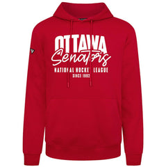 NHL Ottawa Senators Levelwear Podium Response Pullover Hoodie - Red