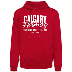 NHL Calgary Flames Levelwear Podium Response Pullover Hoodie - Red
