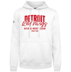 NHL Detroit Red Wings Levelwear Podium Response Pullover Hoodie - White