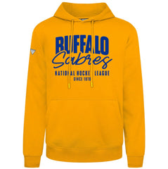 NHL Buffalo Sabres Levelwear Podium Response Pullover Hoodie - Gold