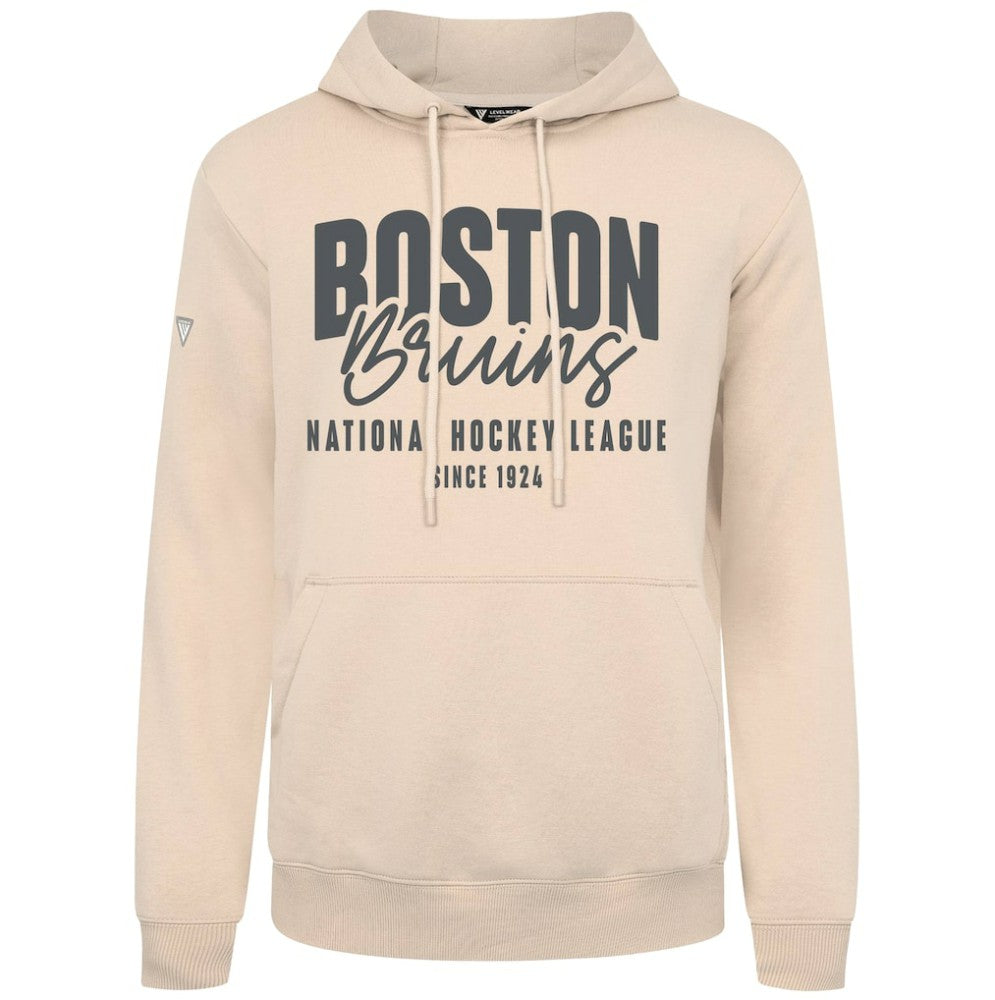 NHL Boston Bruins Levelwear Podium Response Pullover Hoodie - Khaki
