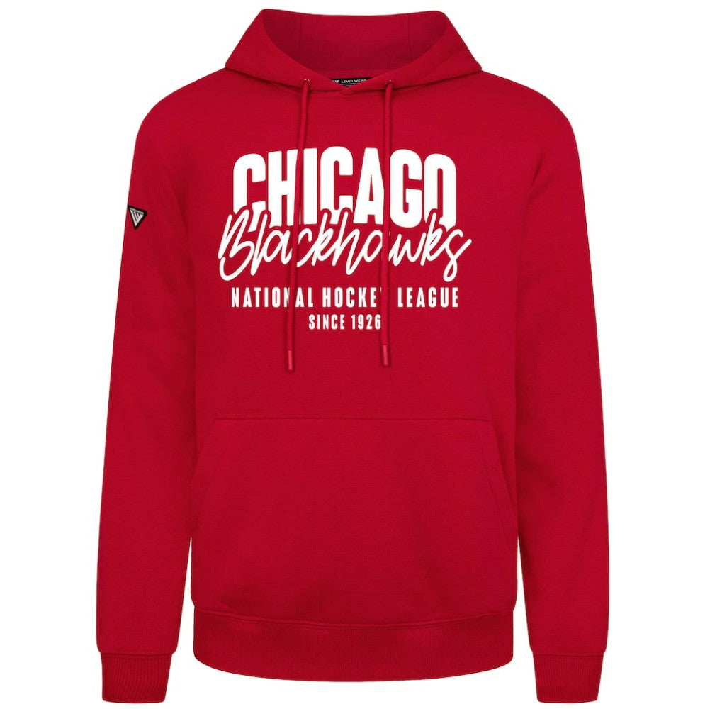 NHL Chicago Blackhawks Levelwear Podium Response Pullover Hoodie - Red