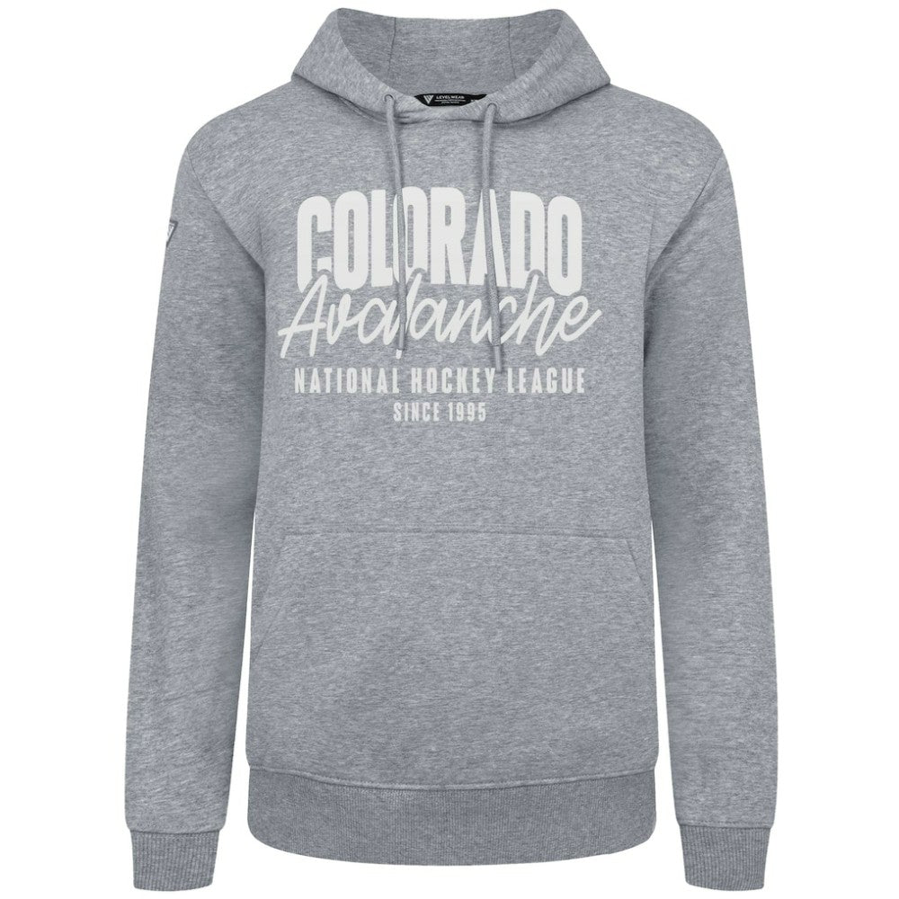 NHL Colorado Avalanche Levelwear Podium Response Pullover Hoodie - Gray