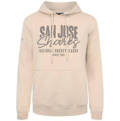 NHL San Jose Sharks Levelwear Podium Response Pullover Hoodie - Khaki