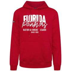 NHL Florida Panthers Levelwear Podium Response Pullover Hoodie - Red