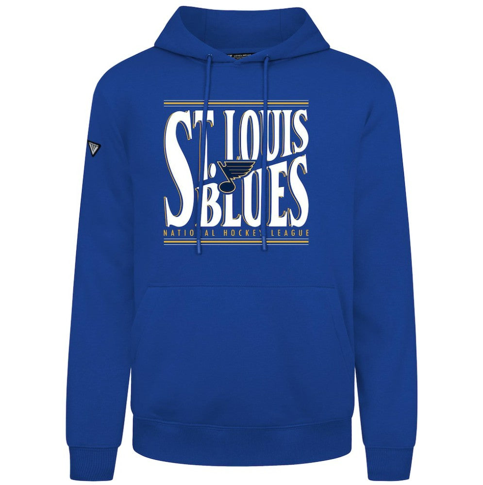 NHL St. Louis Blues Levelwear Podium Powerhouse Pullover Hoodie - Royal