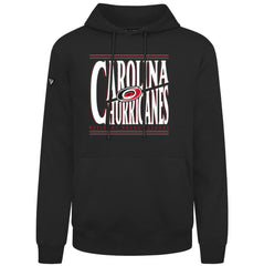 NHL Carolina Hurricanes Levelwear Podium Powerhouse Pullover Hoodie - Black