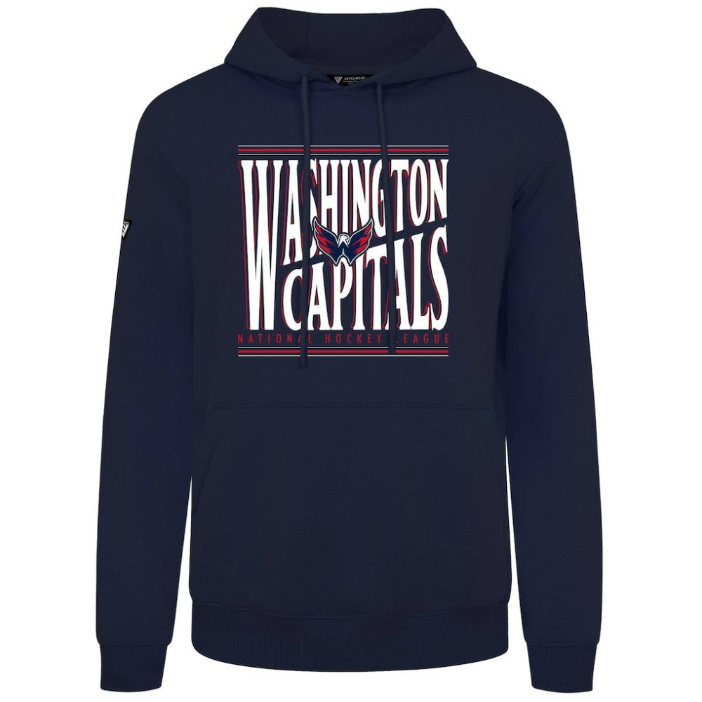 NHL Washington Capitals Levelwear Podium Powerhouse Pullover Hoodie - Navy