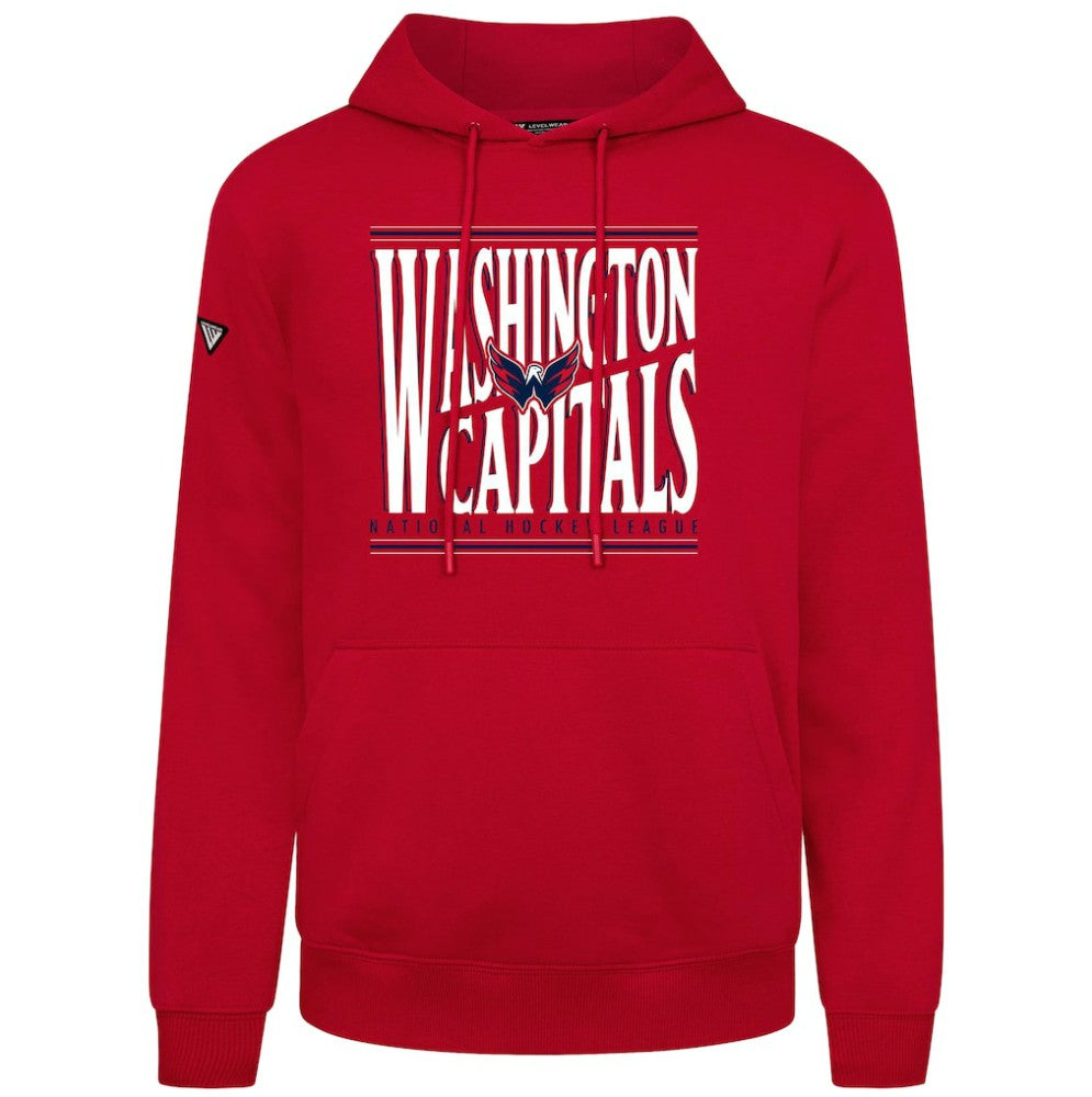 NHL Washington Capitals Levelwear Podium Powerhouse Pullover Hoodie - Red