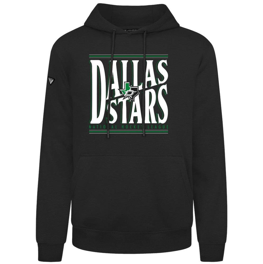 NHL Dallas Stars Levelwear Podium Powerhouse Pullover Hoodie - Black