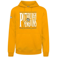 NHL Pittsburgh Penguins Levelwear Podium Powerhouse Pullover Hoodie - Gold