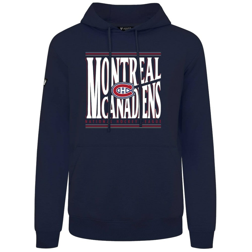 NHL Montreal Canadiens Levelwear Podium Powerhouse Pullover Hoodie - Navy