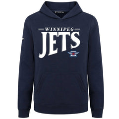 NHL Winnipeg Jets Levelwear Youth Jr Podium Tally Pullover Hoodie - Navy
