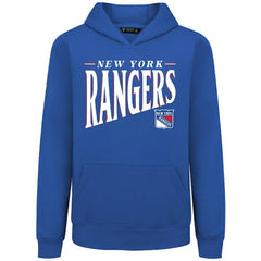 NHL New York Rangers Levelwear Youth Jr Podium Tally Pullover Hoodie - Royal