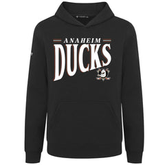 NHL Anaheim Ducks Levelwear Youth Jr Podium Tally Pullover Hoodie - Black