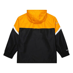 Pittsburgh Steelers Tie Breaker Vintage Logo Lightweight Anorak Half-Zip Windbreaker Gold/Black