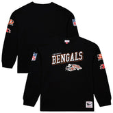 Cincinnati Bengals Training Camp Vintage Logos Long Sleeve T-Shirt Black