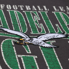 Philadelphia Eagles Downtown Crew Vintage Logo Sweatshirt Black