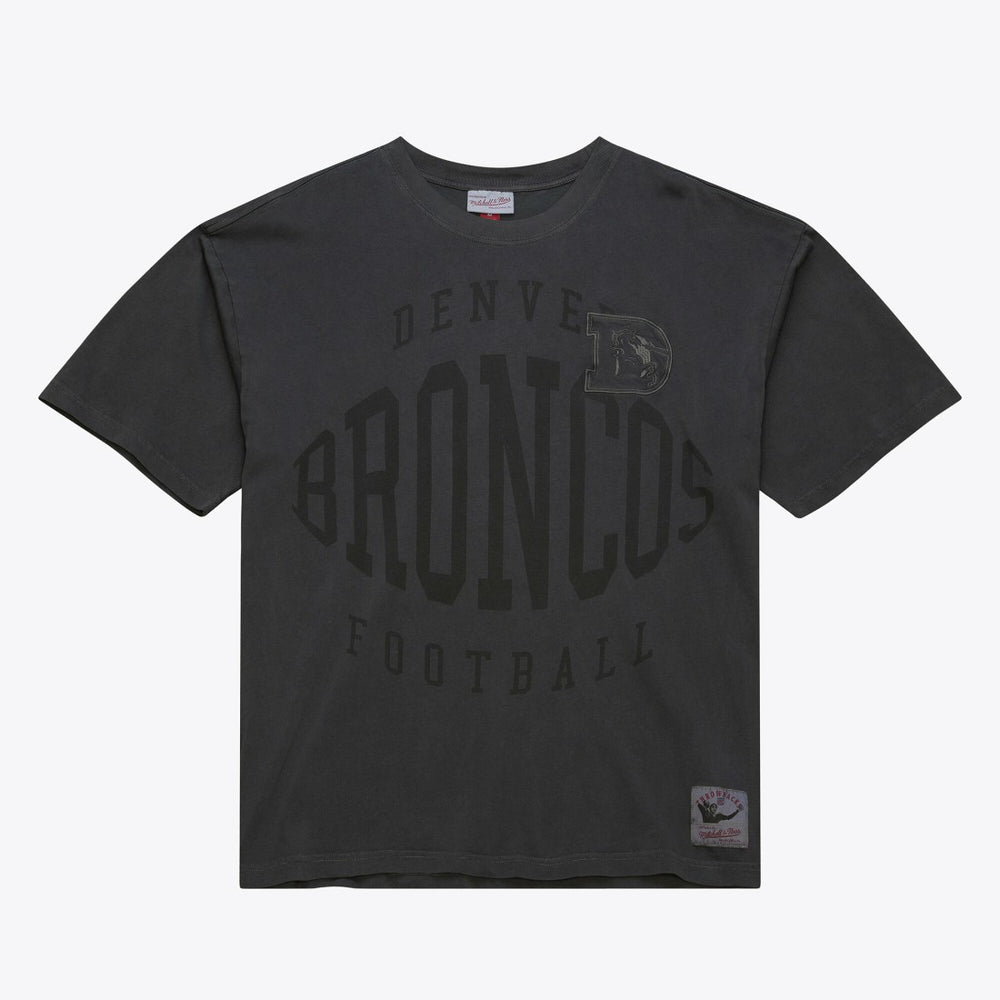 Denver Broncos Downtown Collection Premium Vintage Logo T-Shirt Black